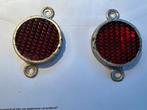 Reflector met glas  Oldtimer - Klassiek. Twee stuks, Ophalen of Verzenden