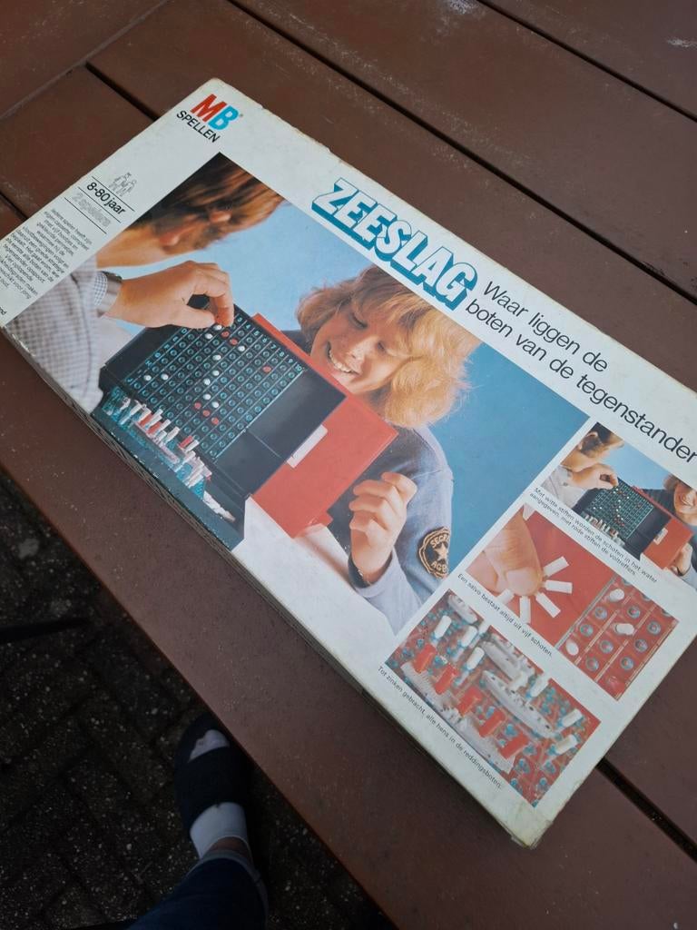 Vintage Zeeslag bordspel van MB Spellen, Ophalen