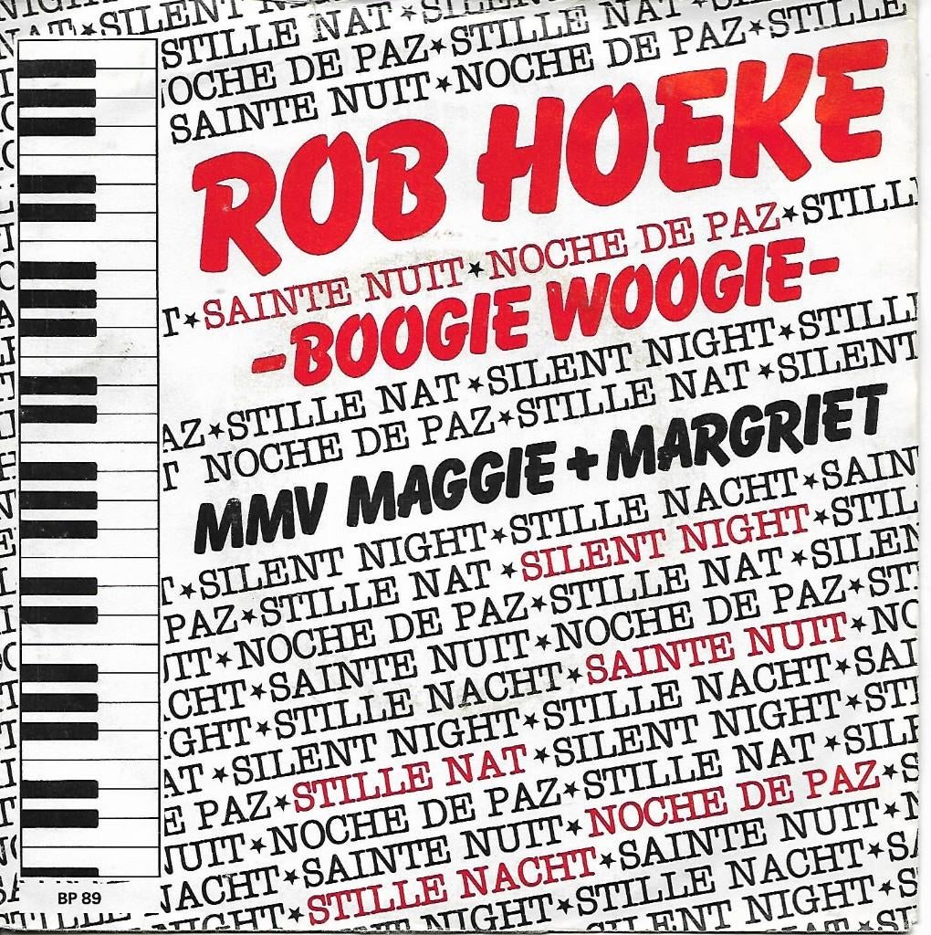 Rob Hoeke mmv Maggie + Margriet - Silent night, Cd's en Dvd's, Gebruikt, 7 inch, Single, Ophalen of Verzenden