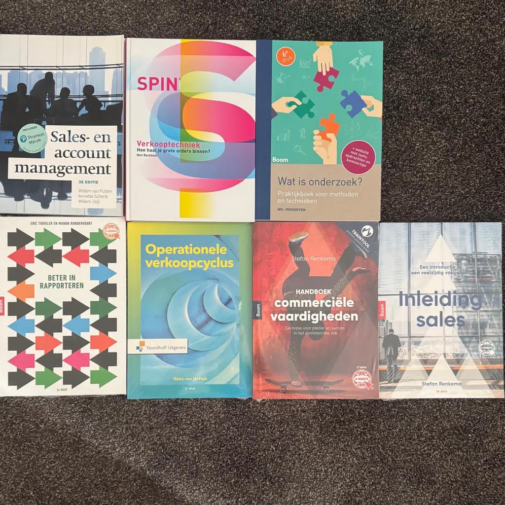 HBO Sales & Accountmanagement Boekenpakket (7 boeken), Ophalen of Verzenden, Beta, Zo goed als nieuw, HBO