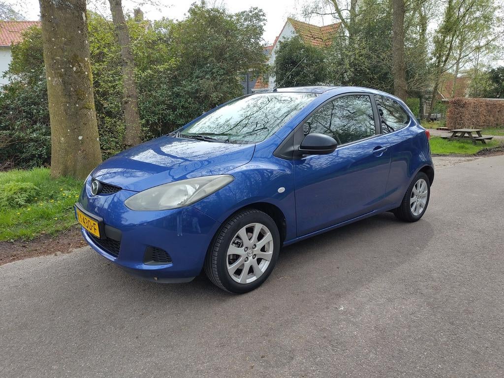 Mazda 2 1.3 | 63KW | 3DRS | 2009 | Blauw | Airco, Auto's, Mazda, Particulier, Airconditioning, Centrale vergrendeling, Elektrische ramen