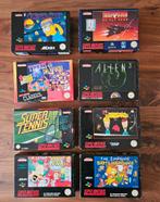 SNES, Super Nintendo, 8 spellen, Spelcomputers en Games, Games | Nintendo Super NES, Gebruikt, Overige genres, 2 spelers, Ophalen of Verzenden