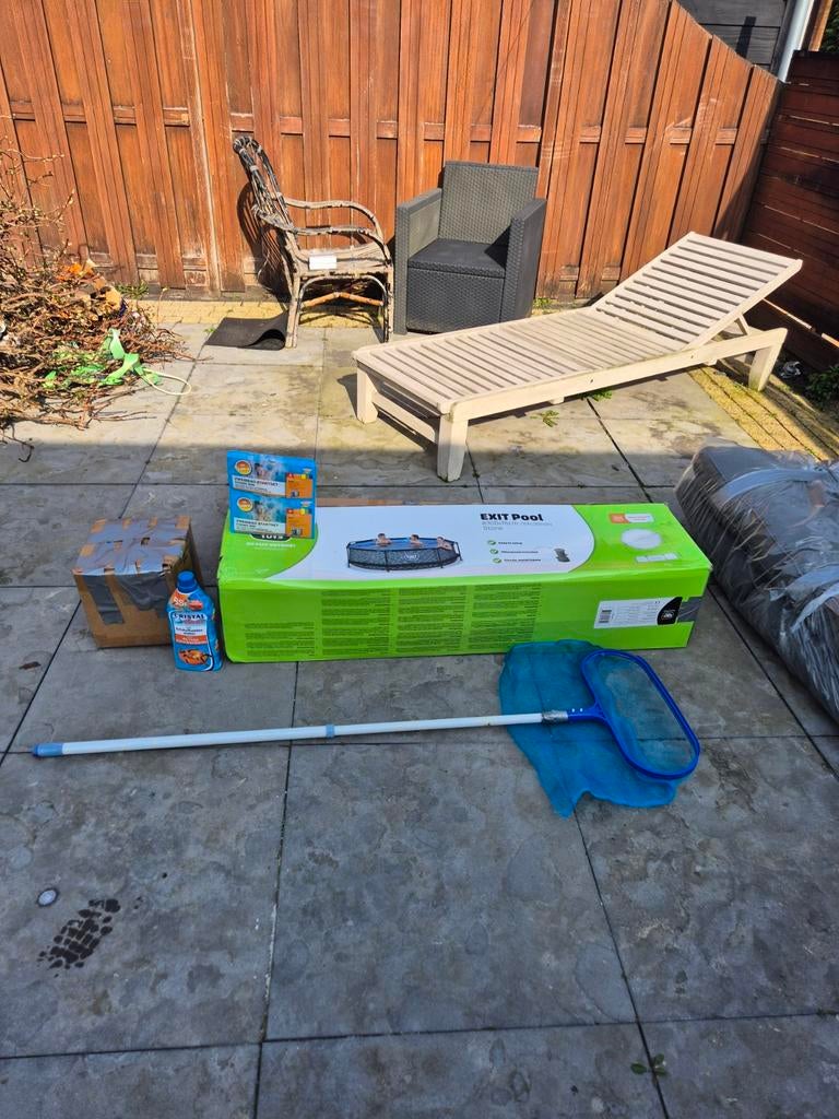 Buitenzwembad 3 meter rond complete set, Ophalen, Minder dan 80 cm, Rond, 300 cm of meer