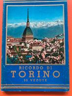 Ricordo di TORINO Leporello met 32 kleurenfoto's, ca. 1950, Ophalen of Verzenden, 1940 tot 1960, Ongelopen, Italië