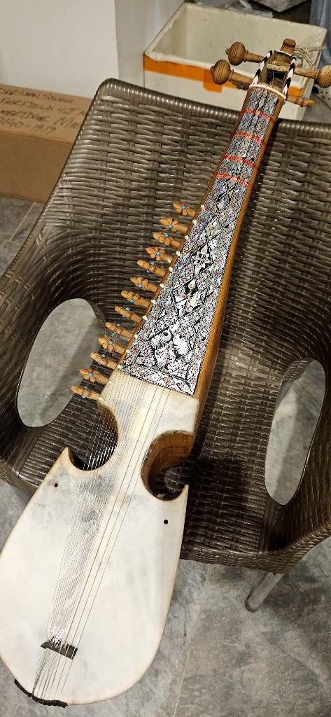 Afghaanse Rubab – Professioneel – Grote stemknoppen, Ophalen, Zo goed als nieuw, Overige instrumenten