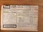 Rotterdamsche Lloyd pasageprijzen 1909, Ophalen of Verzenden, Gebruikt, Motorboot, Boek of Tijdschrift