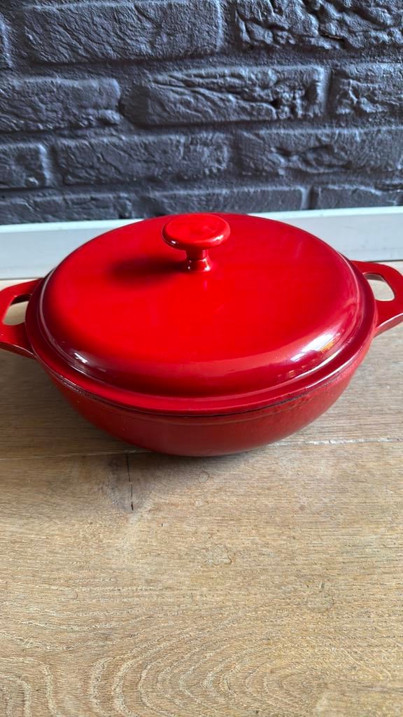 Grote gietijzeren pan, Ophalen, Gebruikt, Gietijzer, Koekenpan of Braadpan