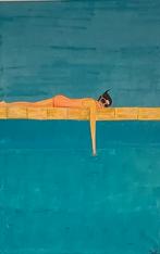 CANVAS GROOT FORMAAT: RELAX ZWEMBAD, Ophalen of Verzenden