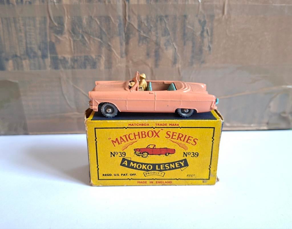 Matchbox 39 ford zodiac convertible SPW !!, Ophalen of Verzenden, Auto, Matchbox