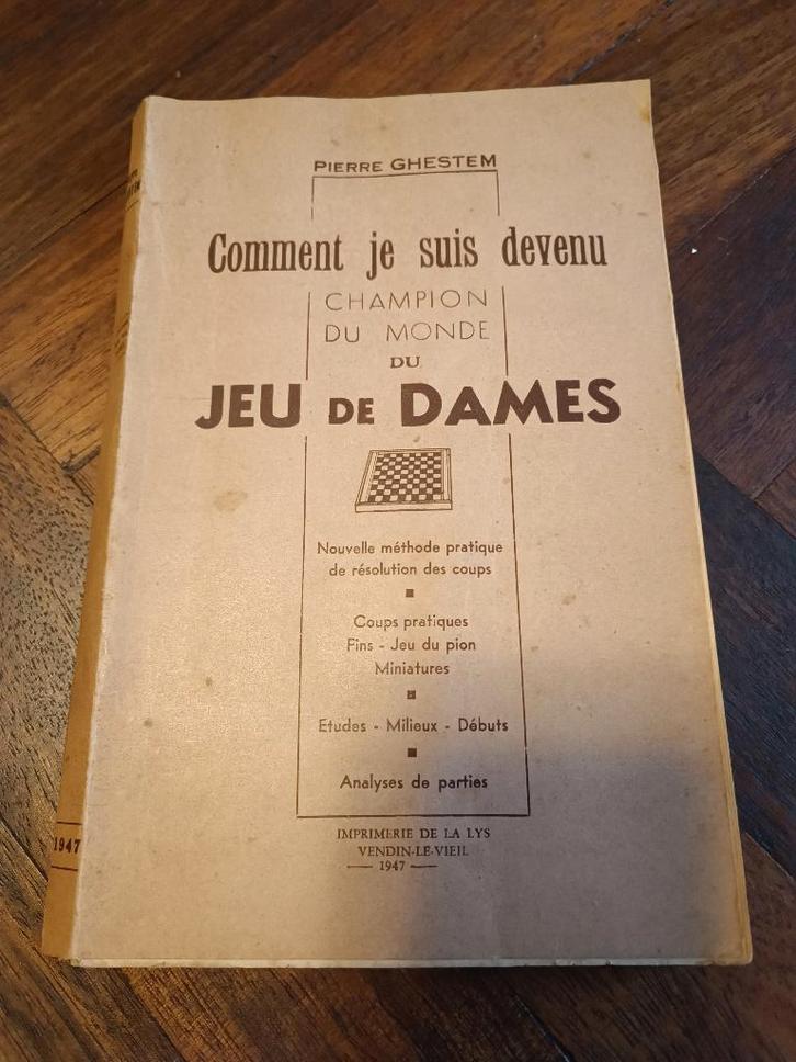 Damboek Pierre Ghestem, Boeken, Sportboeken, Zo goed als nieuw, Denksport, Ophalen of Verzenden