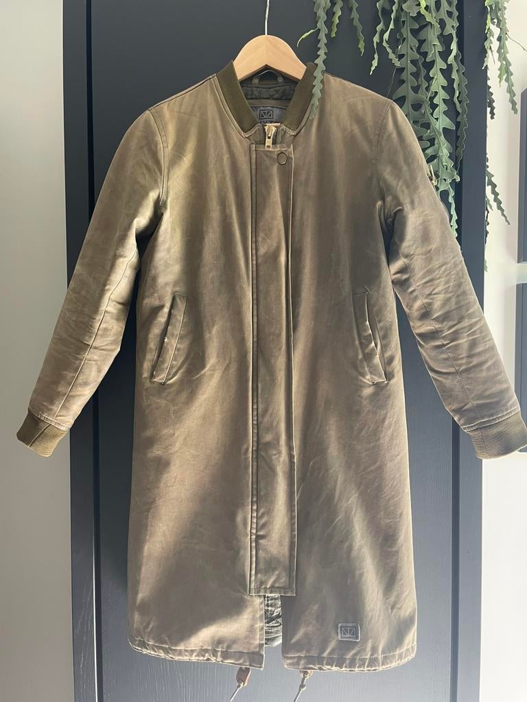 Brixtol groene jas, Ophalen of Verzenden, Gedragen, Maat 34 (XS) of kleiner, Groen