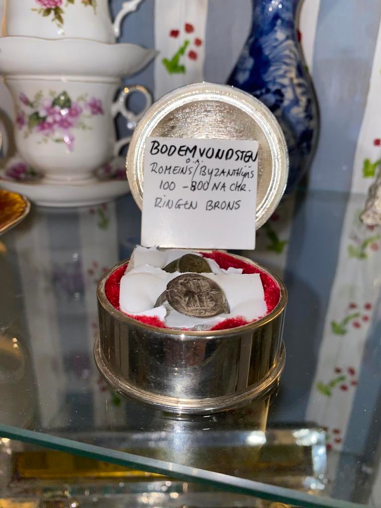 Ringen brons / romeins zeer oud, Ophalen, Zo goed als nieuw, Zilver