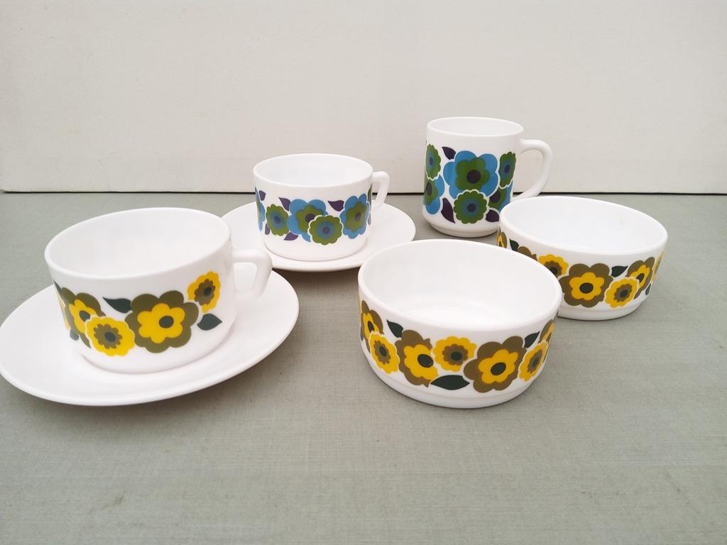 Arcopal France - Lotus - Soepkommen Papschaaltjes Beker, Ophalen of Verzenden