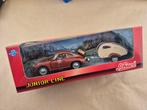 Schuco Porsche 1:43 met caravan - Junior Line, Ophalen of Verzenden, Nieuw, Auto, Schuco