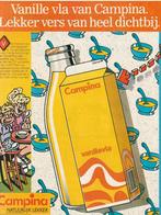 Retro reclame 1986 Campina vanille vla zuivel lekker vers, Verzamelen, Verzenden, Overige typen