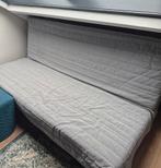 IKEA 3-zits slaapbank - Grijs, comfortabel en praktisch, Ophalen, Gebruikt, Tweepersoons, Overige maten