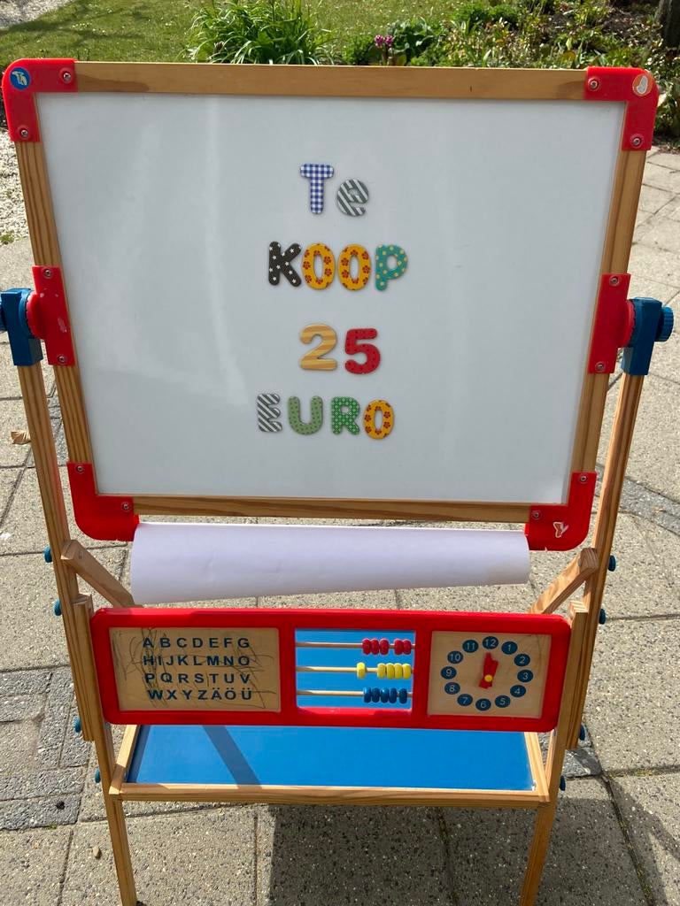 Mooi stevig magnetisch schoolbord, Ophalen, Gebruikt, Krijtbord
