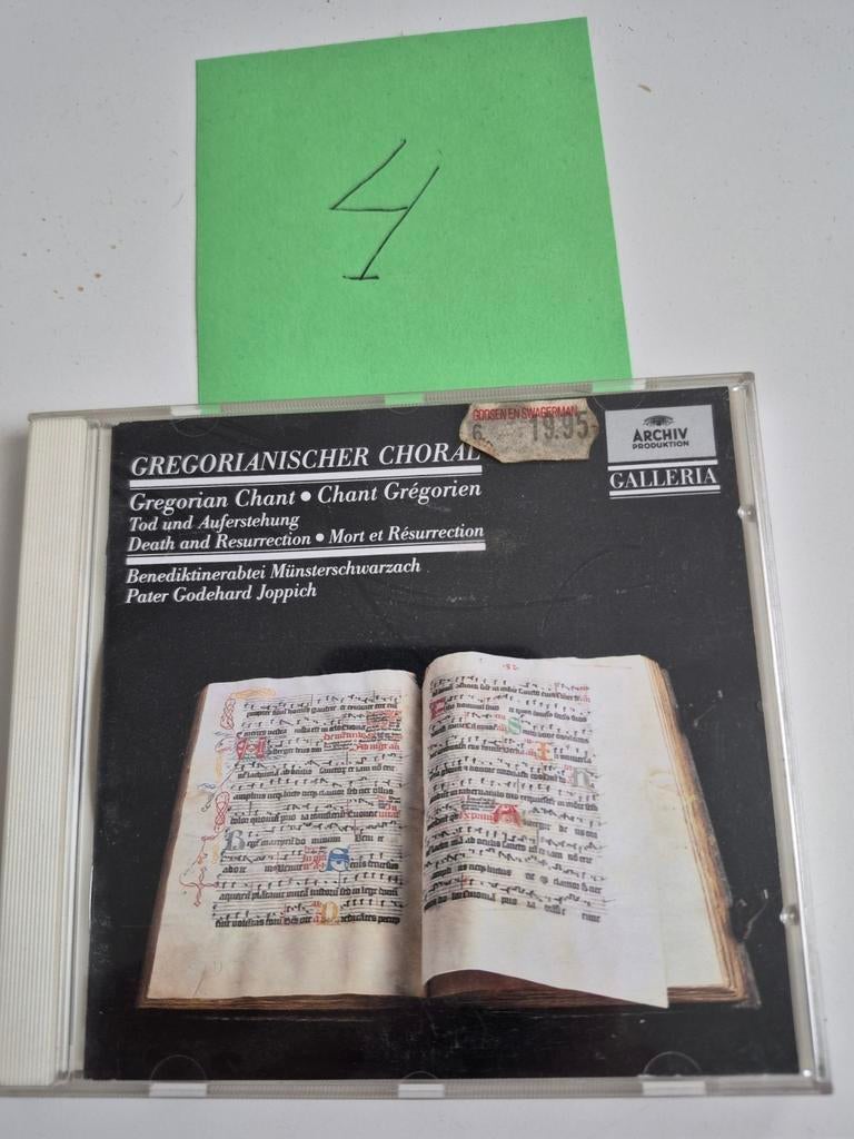 Gregorian Chant - Tod und Auferstehung CD, Ophalen of Verzenden