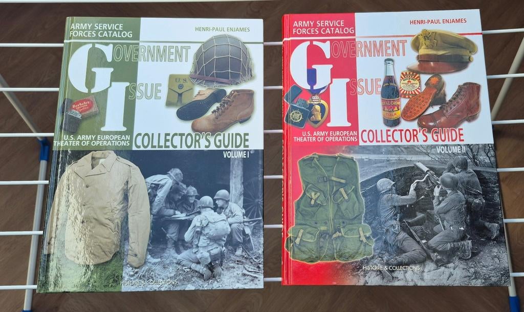 GI Collectors Guide Vol. 1 & 2 - US Army European Theater, Verzamelen, Militaria | Tweede Wereldoorlog, Ophalen of Verzenden, Amerika