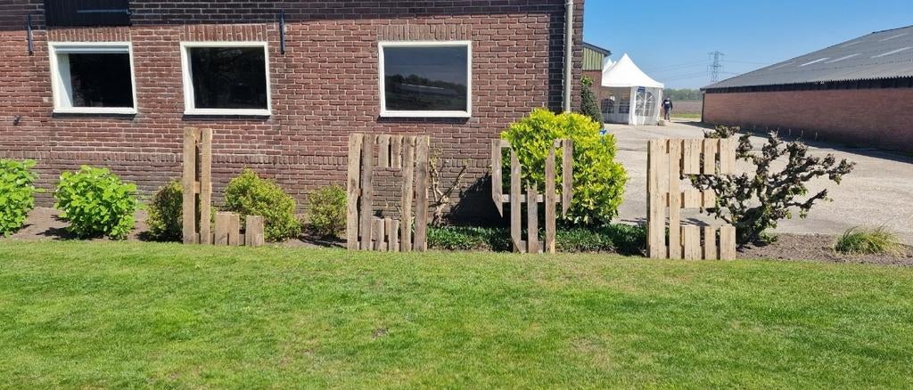 Te koop LOVE pallet letters, Ophalen, Gebruikt