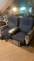 Vliegtuig stoelen 2 zits, Ophalen of Verzenden, Gebruikt, Overige typen