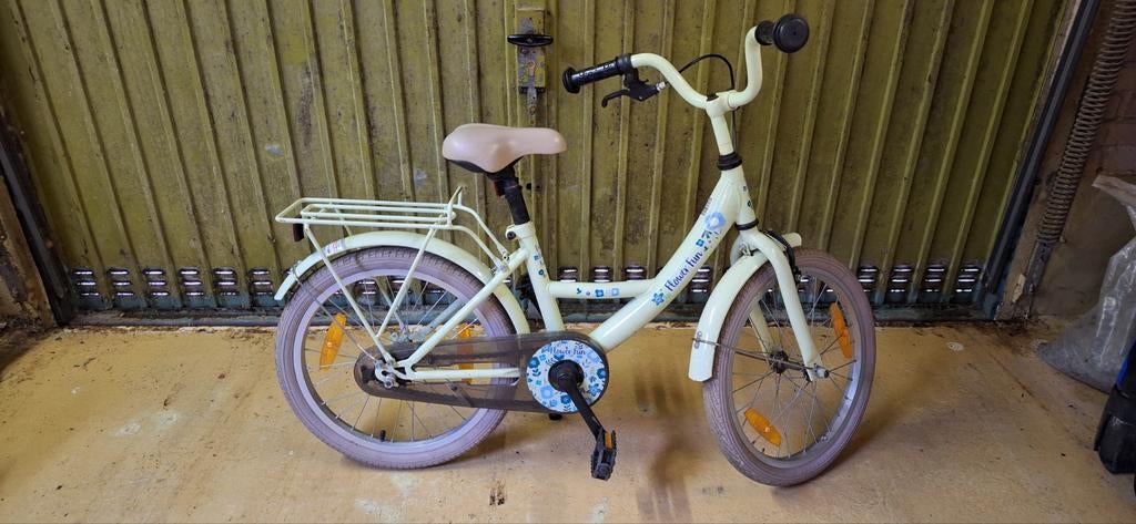 Bike fun kids 18 inch flower fun meisjesfiets, Ophalen, Bike Fun, Gebruikt, Handrem