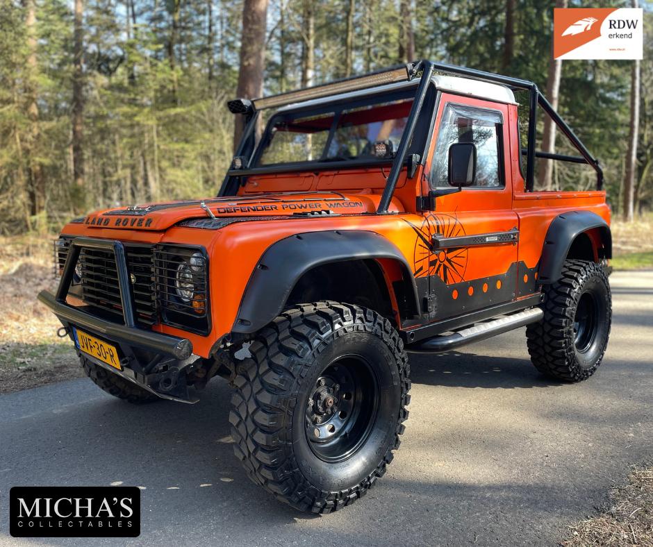 Land Rover Defender 90 BENZINE 2.0 MPI 1997, Auto's, Land Rover, 1994 cc, 136 pk, Bedrijf, 2 stoelen
