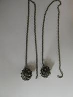 Alpaca dubbele Zeeuwse knoop Goes ketting Jasseron schakel, Ophalen of Verzenden, Gebruikt, Zilver, Overige materialen