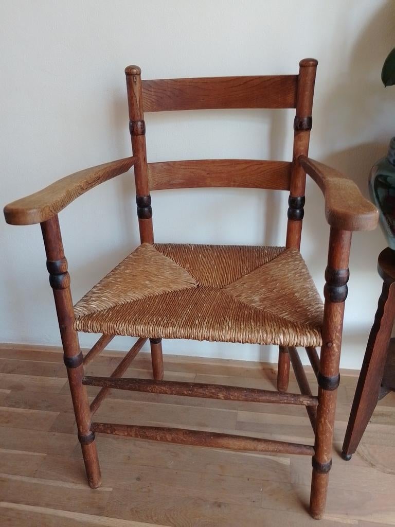 Antieke stoel Jac Levee Amsterdamse school te koop, Ophalen