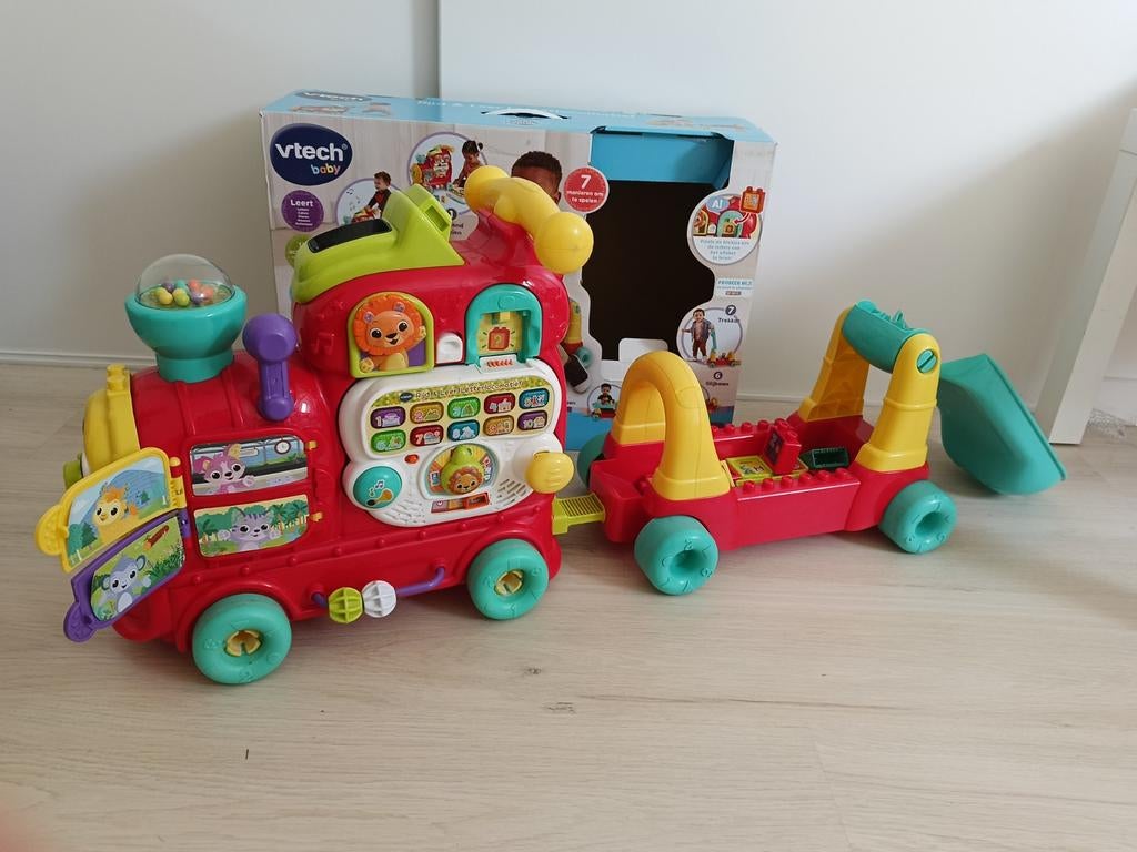 VTech Rijd en Leer Letterlocomotief - Educatief Speelgoed, Ophalen