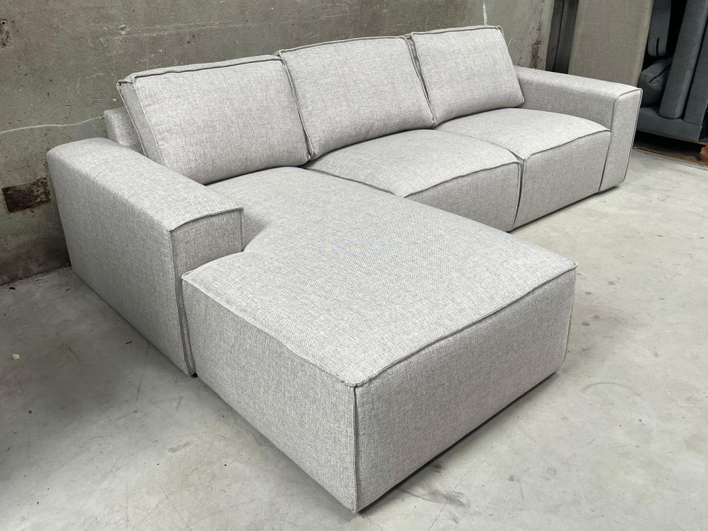 !!OPRUIMING!! Hoekbank Mack Recycled Zandgrijs, Huis en Inrichting, Banken | Bankstellen, Niet ingevuld, Niet ingevuld, Niet ingevuld