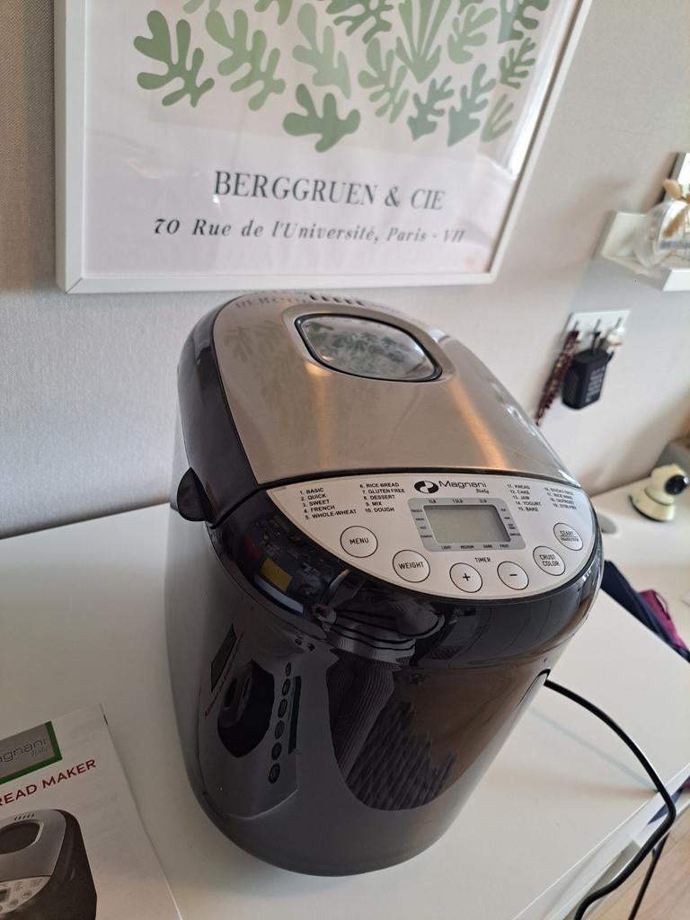 Magnani broodbakmachine, Witgoed en Apparatuur, Broodbakmachines, Ophalen, Nieuw, Warmhoudfunctie
