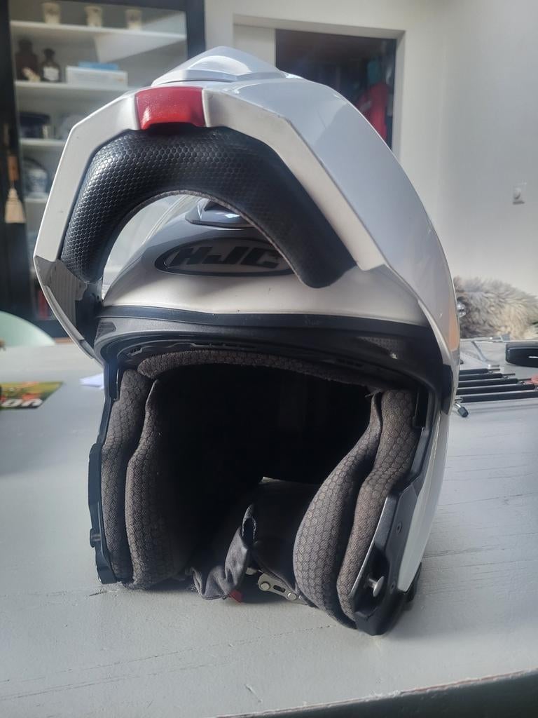 Mooie systeemhelm van hjc te koop, Motoren, Ophalen of Verzenden, Tweedehands, Systeemhelm, HJC