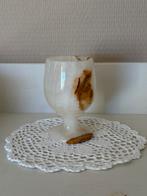 Onyx wijnglas / kelk - Uniek decoratief stuk jaren 70, Huis en Inrichting, Woonaccessoires | Kandelaars en Kaarsen, Overige materialen
