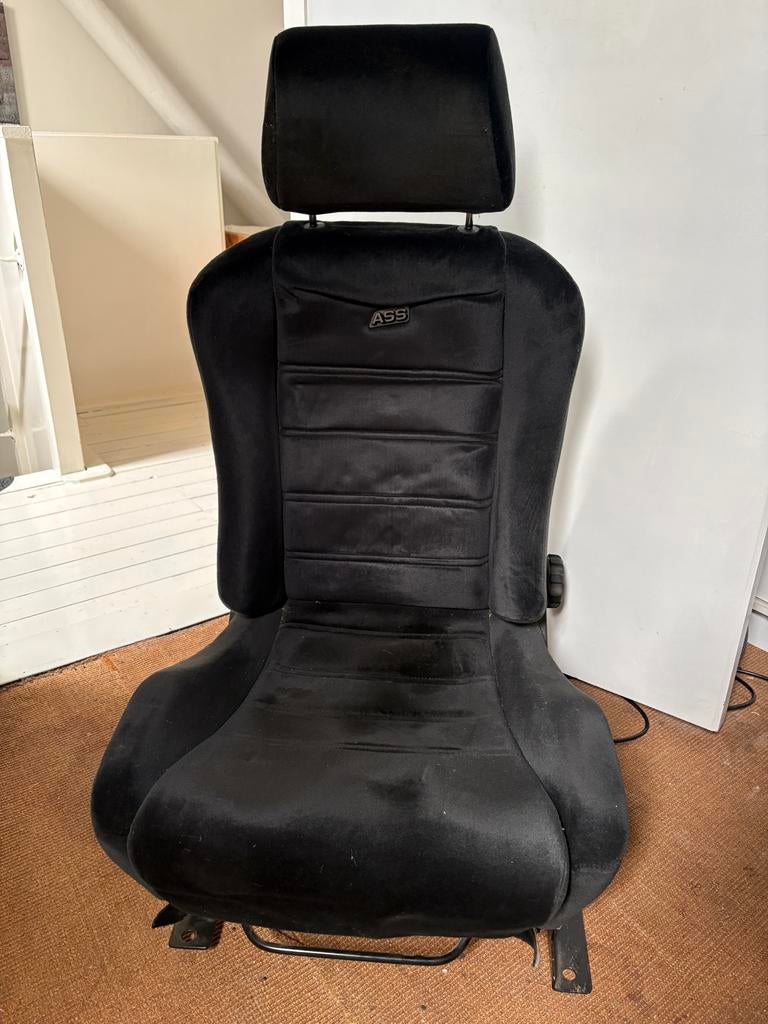 ASS autostoel - Zwart - Gebruikt, Ophalen, Gebruikt, Universele onderdelen