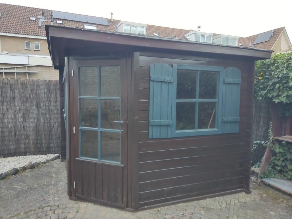 Blokhut, Tuin en Terras, Tuinhuizen, Ophalen, Gebruikt, 250 tot 500 cm, Blokhut