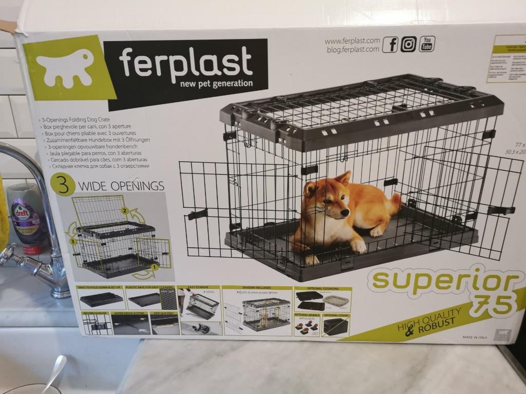 Ferplast honden/kattenbench, Ophalen, Nieuw
