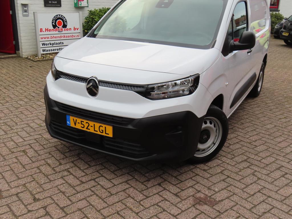 Citroen Berlingo Van GB 1.5 BlueHDi 100pk L2/ Airco/ Bluetoo, Auto's, Bestelauto's, Voorwielaandrijving, Stof, 4 cilinders, Citroën