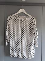 Esprit Blouse met Polka Dots - Maat 38/40 (M), Kleding | Dames, Maat 38/40 (M), Wit, Ophalen of Verzenden, Zo goed als nieuw