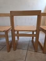 Houten kleuterstoeltjes (3 stuks), Ophalen of Verzenden, Gebruikt, Stoel(en)