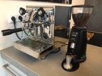 Rocket Cellini Evoluzione R met Macap M2E bonenmaler, 10 kopjes of meer, Ophalen, Zo goed als nieuw, Espresso apparaat