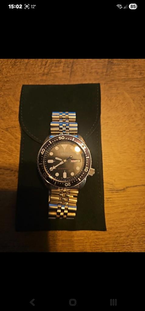 Seiko SKX in Zeer Goede Staat geen verzending, Staal, Polshorloge, Ophalen of Verzenden, Zo goed als nieuw
