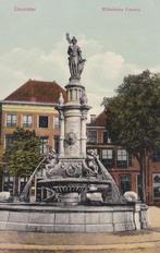 GA1321Deventer wilhelmina Fontein Olst Wijhe Wilp Achterhoek, Verzamelen, Verzenden, 1920 tot 1940, Gelopen, Overijssel