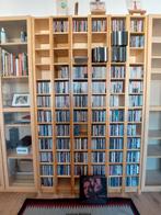 IKEA CD- kasten, 8 stuks, hoogte 202 cm, kleur blank hout., Ophalen, Gebruikt, Hout, Cd's of Dvd's