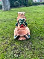 Voerbak drinkbak tuinbeeld hond, Ophalen, Zo goed als nieuw