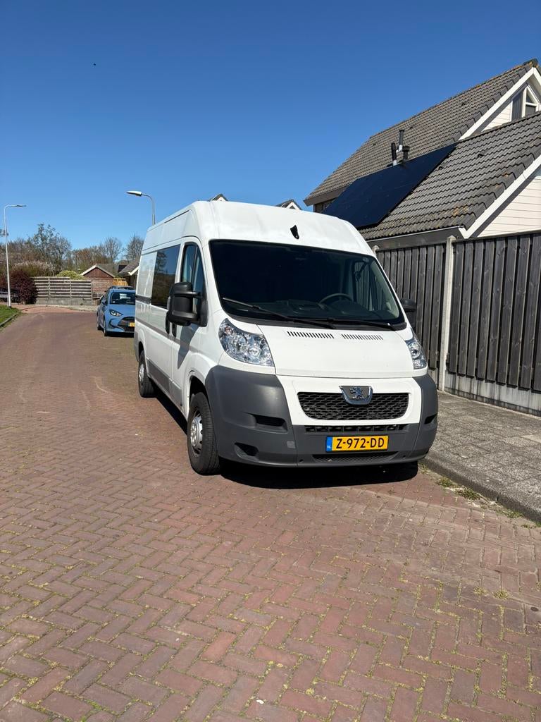Peugeot Boxer Buscamper L2H2 | Zonnepanelen | APK, Overige merken, Chemisch toilet, Tot en met 2, Koelkast