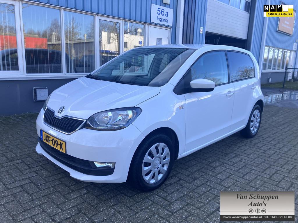 Skoda Citigo 1.0 Greentech Airco Stoelverw., Auto's, Skoda, Voorwielaandrijving, Stof, Gebruikt, Euro 6