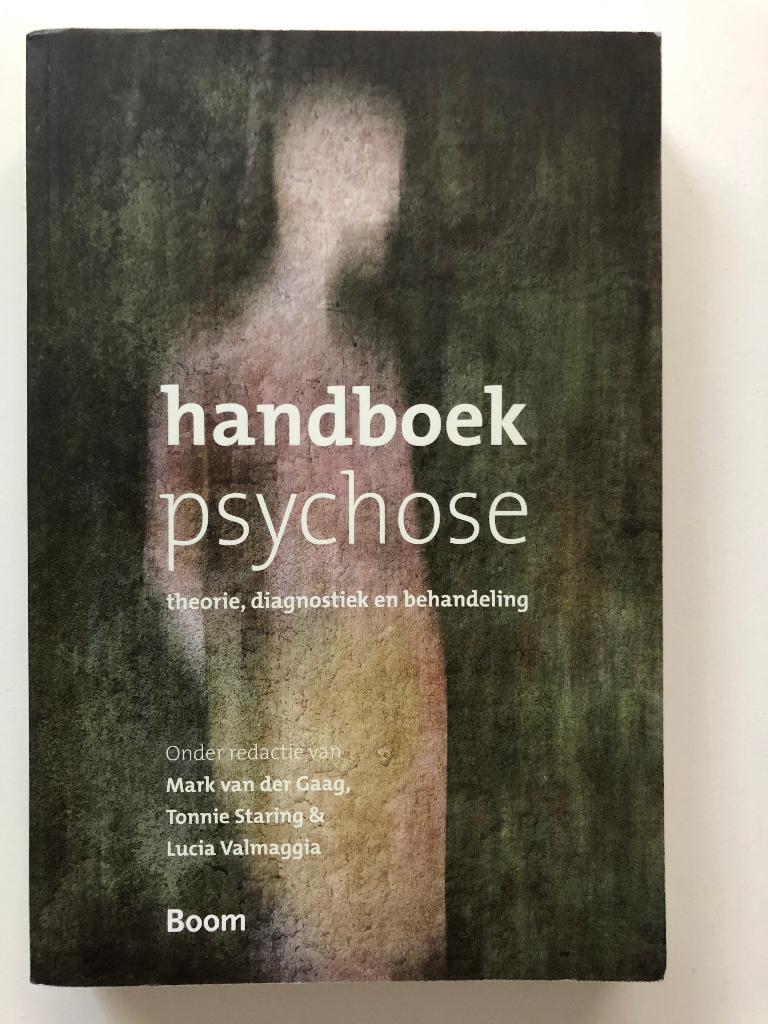 Handboek psychose, Verzenden, Klinische psychologie, Mark van der Gaag, Zo goed als nieuw