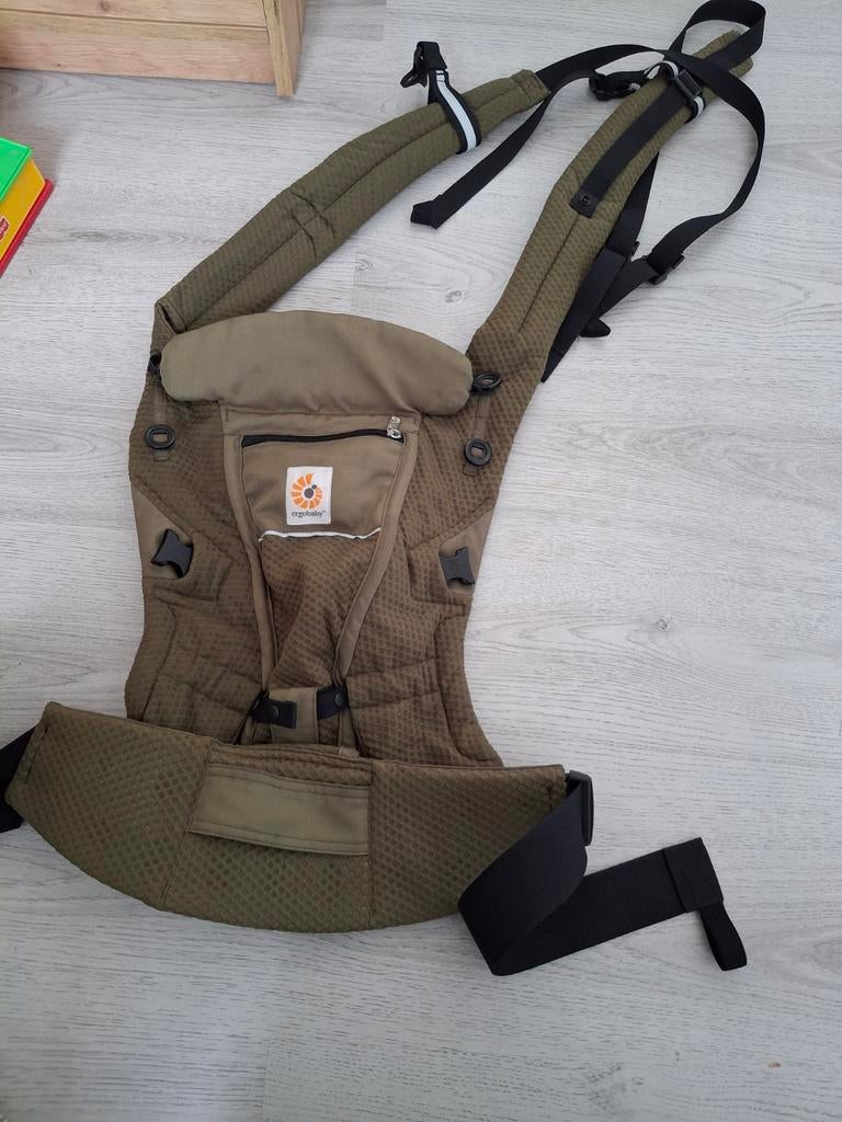 Ergobaby Adapt SoftFlex Mesh Draagzak - Olive Green, Kinderen en Baby's, Babydragers en Draagdoeken, Overige merken, Gebruikt