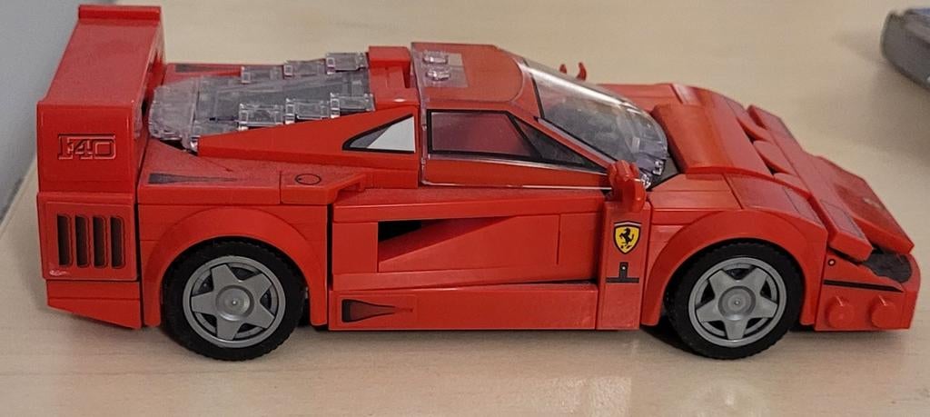 Lego Ferrari F40 - Rode sportwagen, Kinderen en Baby's, Speelgoed | Duplo en Lego, Ophalen, Zo goed als nieuw, Complete set, Lego